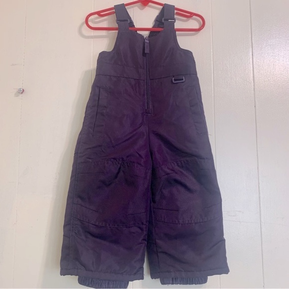 Circo Purple Outdoor Snow Bibs Winter Ski Jumpsuit Baby Overall Size 12M.